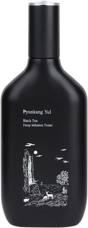 [PKY] Pyunkang Yul Black Tea Deep Infusion Toner for Anti-aging, Rich Moisture Toner for Fine Line Care & Firmer Facial Skin, Zero-Irritation, Korean Skincare (4.39 Fl. Oz, 130ml)