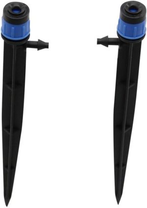 XINHUI Garden Hose Fittings Greenhouse Mushroom Water Nozzle Scattering Dripper Fruit Tree Drip Irrigation Watering Gardening Tools and Equipment 20 Pcs (Color : Black)