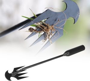 Weed Puller Tool Garden, 2024 New Weeding Artifact Uprooting Weeding Tool 4 Teeth Manganese Steel Hand Weeder Tool, Weed Pulling Tool Weed Remover Tool Dual Purpose Weeders Tool for Garden (1PC)