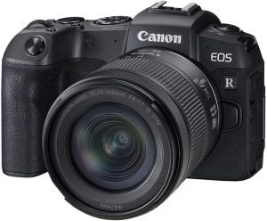 Canon EOS RP Full-frame Mirrorless Interchangeable Lens Camera + RF24-105mm Lens F4-7.1 IS STM Lens Kit- Compact and Lightweight for Traveling and Vlogging, Black (3380C132)