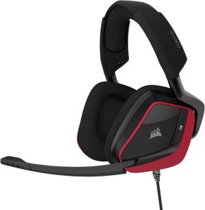 Corsair VOID Elite Surround Premium Gaming Headset with 7.1 Surround Sound – Works with Xbox Series X, Xbox Series S, Playstation 5 – Cherry