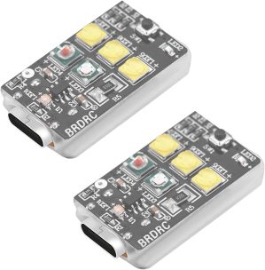 HeiyRC 2PCS Drone Strobe Night Light,FAA Flight Anti Collision Rechargable Mini Led Lighting Lamp for DJI Mini 4K Avata 2 Mavic 3 Pro Mini 4 Pro Mini 3 Pro Air 3 2S Mavic Mini 2 SE Mavic 3 Classic Accessory