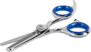 Professional 4.5-Inch Thinning Shears – Small Dog Grooming Scissors for Dogs’ Faces and Eyes – Sharp & Durable – Ideal for Tight Spaces and Detailed Grooming – Pet and Cat Grooming Supplies