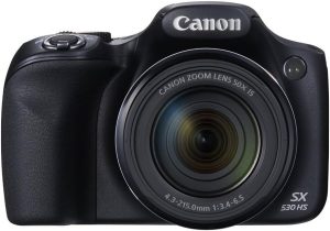 Canon PowerShot SX530 HS 16.0 MP CMOS Digital Camera with 50x Optical is Zoom (24-1200mm), Built-in WiFi, 3-Inch LCD and 1080P Full HD Video (Black) (Renewed)