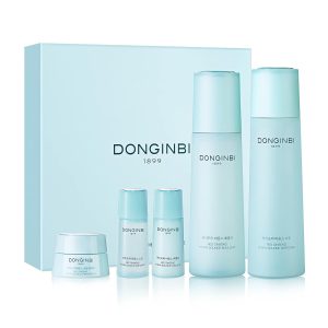 DONGINBI Hydra Bounce Korean Skin Care Set – Face Toner, Lotion, and Moisturizer with Red Ginseng and Hyaluronic Acid for Soft, Supple, and Hydrated Skin – Korean Face Moisturizer