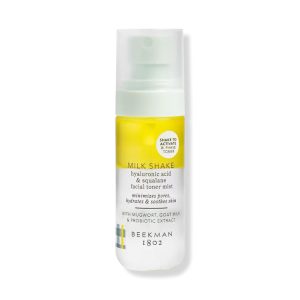 Beekman 1802 Milk Shake Hydrating Toner & Face Mist – Hyaluronic Acid & Squalane – Gentle – Minimizes Pores & Soothes Redness – Alcohol Free, Non-Comedogenic, Cruelty Free, Fragrance Free