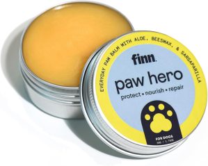 Finn Paw Hero | Natural Revitalizing Dog Paw Balm | Protect, Nourish & Repair Paws from Pavement, Dryness, & Spring Adventures – 1.75 oz