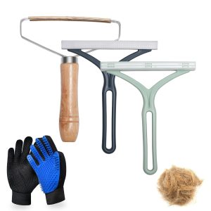 Cat Grooming Glove Brush,Self-Cleaning Slicker Pet Brush for Short and Long Haired Pets,Dog Bath Brush for Shedding and Grooming,Removes Loose Hair and Tangles,Promote Circulation