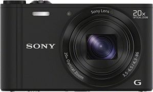 Sony DSC-WX300/B 18.2 MP Digital Camera with 20x Optical Image Stabilized Zoom and 3-Inch LCD (Black)