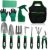 Gardening Tool Set – 11 Pieces 2mm Heavy Duty Stainless Steel includes Spade Shovel Perfect for Digging and Gardening, Garden Tool Kit, Ideal Gardening Gifts for Women and Mothers