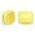 Chyix 2 Pcs Dog Bath Brush, Soft Silicone Massage Brush,Pet Grooming Bath Brush,Shampoo Dispenser for Short Haired Dogs/Cats/Puppy Bathing (Yellow)