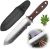 Hori Hori Garden Knife, 2024 New Portable Gardening Knife with Cutting Edge and Hanging Hole, Garden Tools Digging Knife for Weeding, Planting, Digging, Green (Brown)