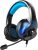 Gaming Headset for Nintendo Switch,Wired Headset with Microphone for PS4 Xbox One PC PS5,Bass Surround,LED Light,Volume Control & Noise-Isolation,TM-7 Blue