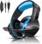 PS4 Gaming Headset with 7.1 Surround Sound, Xbox One Headset with Noise Canceling Mic & LED Light, Over Ear Headphones, Compatible with Nintendo Switch, PC, PS4, Xbox One, Laptop (Black Blue)