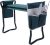 Garden Kneeler Seat Heavy Duty Gardening Bench Stool with 2 Tool Pouch Bags, Eva Soft Foam Pad for Kneeling and Seating, Lightweight Frame