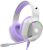 Gaming Headset with Microphone for Pc, Xbox One Series X/s, Ps4, Ps5, Switch, Stereo Wired Noise Cancelling Over-Ear Headphones with Mic, RGB, for Computer, Laptop, Mac, Nintendo, Gamer (Purple)