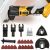 Cordless Oscillating Tool for Dewalt 20V Battery, 6 Variable Speed Brushless-Motor Tool, Oscillating Multi Tool Kit for Cutting Wood Drywall Nails Remove Grout & Sanding(Battery Not Included)