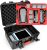 FPVtosky Dual Layer Hard Case for DJI Air 3 Drone/Fly More Combo, Large Waterproof Air 3 Hard Shell Carrying Case Bag Accessories, Compatible with DJI RC2/ RC-N2/ RC Pro