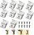 N268241 N086039 Belt Clips Dewalt 304 Stainless Steel Drill Clips Tool Hooks for Dewalt 20V Power Tools, Compatible with DCD980, DCD985, DCD980L2, DCD985L2（10-pcs)