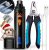 Dog Nail Grinder, Dog Nail Trimmers and Clippers Kit, Super Quiet Electric Pet Nail Grinder, Rechargeable, for Small Large Dogs & Cats Toenail & Claw Grooming,3 Speeds, Dual Lights, 2 Grinding Wheels