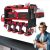 Power Tool Organizer for Tool Storage, Drill Holder Wall Mount With 2 Side Pegboards, Metal Tool Shelf with 12 Hooks, Tool Organizers Storage Rack, Utility Cordless Drill Rack Red