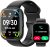 Smart Watch Bluetooth Call – Alexa Built-in 1.83″ HD Screen Fitness Smartwatch for Men Women with Sleep/spO2/Heart Rate Monitor,IP68 Waterproof IDW26 Smart Watches for Android iOS,BLACK