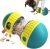 Treat Dispensing Toys, Pet Puzzle Toy Treat Ball Dog Treat Dispenser Toy Ball Interactive Cat Adjustable Food Dispensing for Mental Enrichment & IQ Training in Green