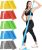 Resistance Bands for Working Out, Physical Therapy Bands, Elastic and Exercise Bands Set for Stretching, Suitable for Rehab, Yoga, Pilates, Gym, Home Exercise