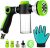 Pup Jet Dog Wash Hose Attachment, 8-in-1 Sprayer Mode Garden Hose Nozzle with Pet Grooming Glove and 100cc Soap Dispenser Bottle, Adopted in Watering Flowers, Car Wash, Dog and Horse Showering