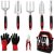 Gardening Tool Set, 8 Pieces Aluminum Heavy Duty Gardening Kit with Ergonomic Handles, Gardening Bag, Ideal Gardening Tool Set – Gifts for Men and Women