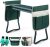 Garden Kneeler and Seat–Folding Garden Stool, Gardening Bench Supplies, Heavy Duty Kneeler with 2 Ex-Large Pouches, EVA Foam Thick Pad, Detachable Belt–Gardening Gift for Women Men Gardener Lovers