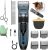 Cat Clippers for Matted Hair, Cat Grooming Kit, Cordless Cat Shaver for Long Hair, Low Noise Paw Trimmer, Cat Hair Trimmer for Grooming,Quiet Pet Hair Clippers Tools for Cats Dogs (Blue)