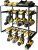 Power Tool Organizer, 8 Drill Holder Wall Mount Storage Rack, SUPER LARGE Storage Rack for Power Tool Drill, Heavy Duty 3 Layer Tools Shelf & Tool Rack for Garage Organizer