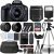 Canon EOS 4000D DSLR Camera with 18-55mm Lens Kit, Accessory Bundle – International Model (Renewed)