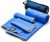 OlimpiaFit Quick Dry Towel – 3 Size Pack of Lightweight Microfiber Travel Towels w/Bag – Fast Drying Towel Set for Camping, Beach, Gym, Backpacking, Sports, Yoga & Swim Use