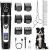 Dog Grooming Kit with LCD Display, Low Noise Dog Clippers for Grooming, Heavy Duty Dog Trimmer, Dog Grooming Supplies with Scissor, Shaver for Dogs Cats Pets, Electric Quiet Cordless