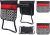 2-in-1 Garden Kneeler and Seat Gardening Chair Protects Your Kneesb Foldable Garden Bench Garden Stools Bench Comes with A Free Tool Pouch EVA Foam Pad (Black)