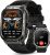 AMAZTIM Smart Watch, 60 Days Extra-Long Battery, 5ATM Waterproof Swimming Diving, Full Metal Military Grade, Answer/Make Call, 2″ AMOLED Display, Health Monitor Compatible for iPhone and Android,Black