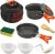 Camping Cooking Set,7Pcs Camping Pan Set for Backpack Cookware Pot and Pans Set, Survival Cooking Kit for Hiking Cooking Gear Outdoor Cooking and Picnic,Hiking, Picnic, Outdoor & Camping Cookware Set