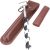 Kosibate Bushcraft Gear, Hand Auger Wrench for Easy Wood Drilling – Settlers Wrench and Bushcraft Tools Perfect for Camping and Woodworking Tasks-Scotch Eye Wood Drill with Leather Case Brown.