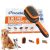 5-in-1 Dog & Cat Grooming Kit – Professional Pet Brushes with Interchangeable Bath, Massage, Dematting, Deshedding, Bristle & Pin Combs