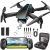 Mini Drone with Camera – 1080P HD Foldable Drone with Stable Hover, Gravity Control, Auto-Follow, Trajectory Flight, 90° Adjustable Lens, One Key Take Off, 2 Batteries, Drones for Adults Kids