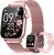 Smart Watches for Women,Fitness Tracker Smartwatch for Android Phones/iPhone Compatible,1.85″ Womens Watch with Blood Pressure Monitor,Calls and Messages/Heart Rate/Sleep/Female Cycle(3 Watch Bands)