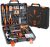 CARTMAN Power Tool Combo Kits with 12V Cordless Drill, Professional Household Home Tool Kit Set, DIY Hand Tool Kits for Garden Office House Repair, with a Robot Style Carry Box