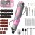 WORKPRO Cordless Rotary Tool Kit with 71pcs Accessories, 3 Variable Speeds, USB Rechargeable Mini Rotary Tool for Engraving, Sanding, Polishing, Carving, Cutting, DIY Crafts – Pink Ribbon