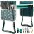 EAONE Garden Kneeler and Seat – Foldable Garden Bench Stool with Soft Kneeling Pad, 6 Garden Tools, Tool Pouches and Gardening Glove for Men, Gardening Gifts for Women, Protecting Your Knees & Back