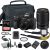 Nikon Z 50 Mirrorless Digital Camera with 16-50mm and 50-250mm Lenses (1632) + Deluxe Padded Camera Bag + 46mm UV Filter + SanDisk 64GB Extreme PRO Memory Card + Hand Strap + More (Renewed), Black