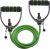 Exercise Resistance Bands, Adjustable Length, Comfort Handles, Professional Quality, Anti-Snap. Great for Workouts, Physical Therapy, Yoga