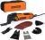 JORGENSEN Oscillating Tool 5°Oscillation Angle, 4 Amp Oscillating Multi Tools Saw, 7 Variable Speed with 16-piece Electric Multitool Blades & Carrying Bag – 70800