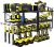 Power Tool Organizer Wall Mounted Rack with 6 Drill Holders for Cordless Drill 3 Layer Heavy Duty Metal Power Tool Storage Rack for Garage Tool Organizer and Storage